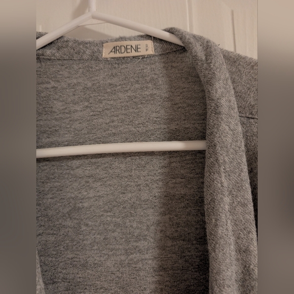 Ardene grey cascade cardigan - Picture 3 of 4
